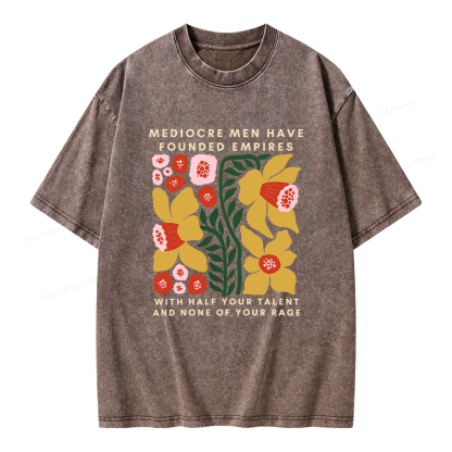 Pagewings With Half Your Talent Unisex Washed T-shirt