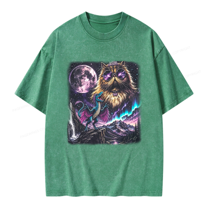 Pagewings Sci Fi Books Lover Unisex Washed T-shirt