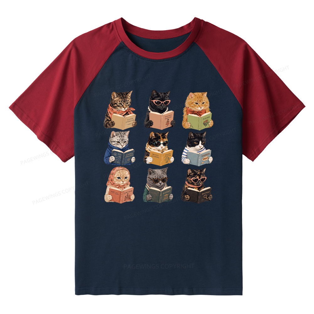 Pagewings Fashion Book Lover Raglan T-shirt