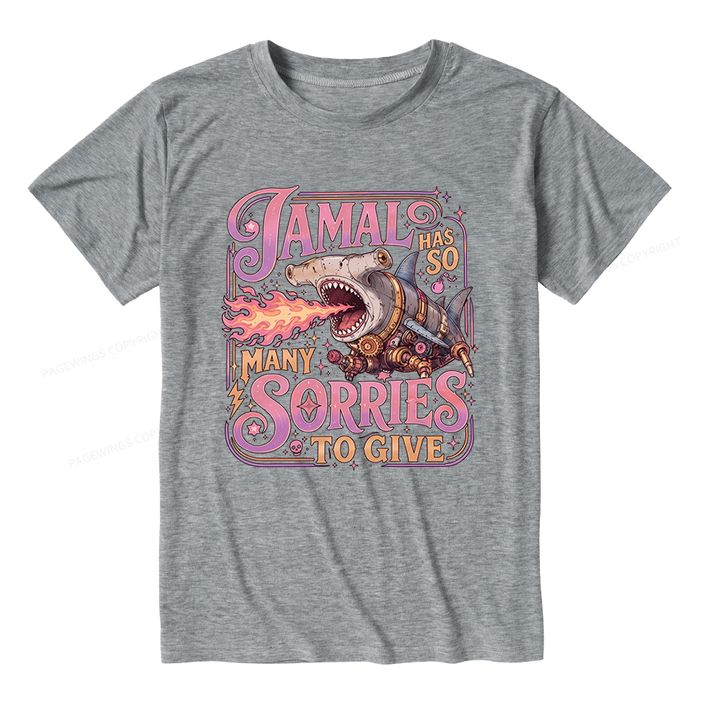 Pagewings So Many Sorries To Give Unisex Heather T-Shirt