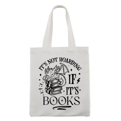 Pagewings It's Not Hoarding If It's Books Tote Bag