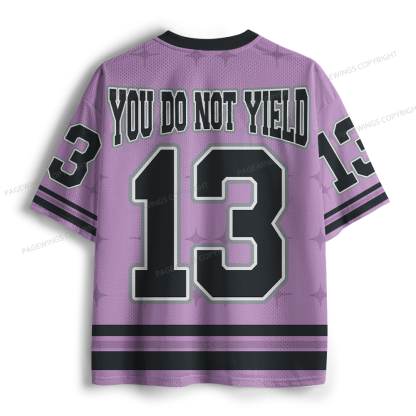 Pagewings You Do Not Yield Unisex Mesh Jersey