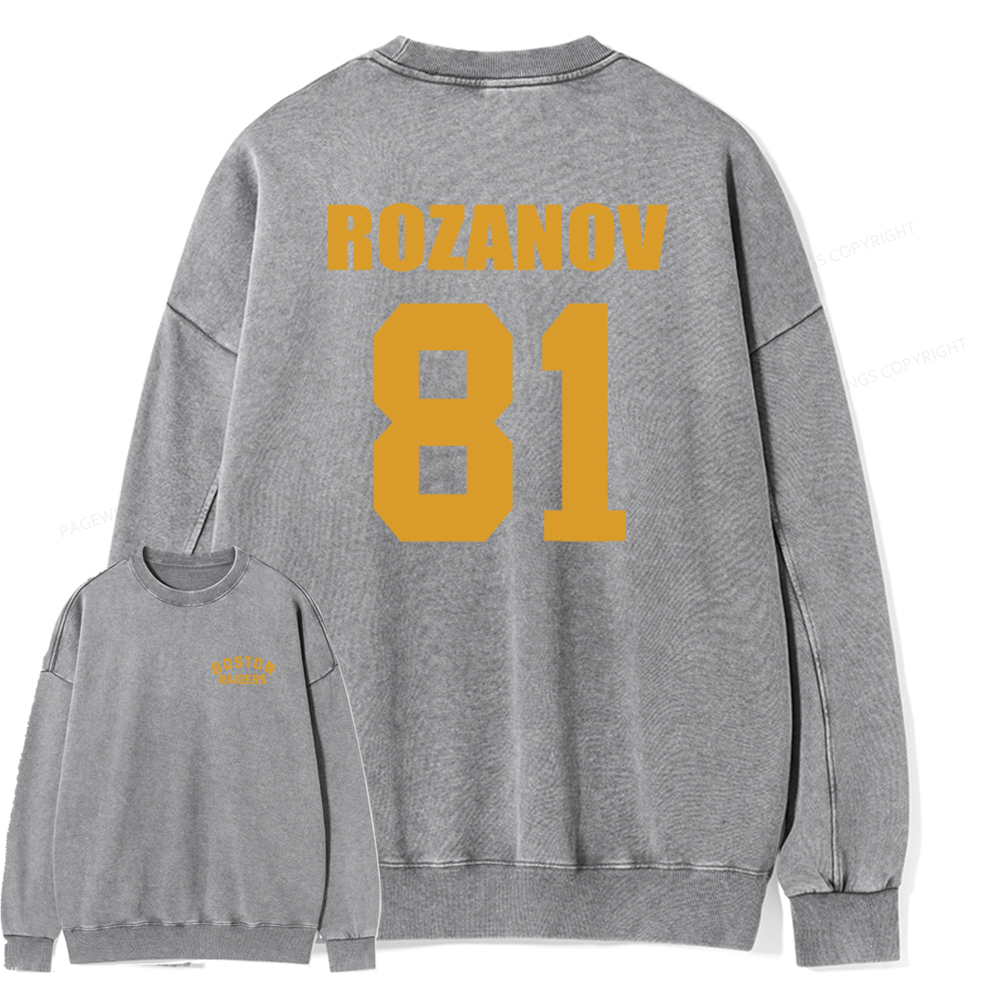 Pagewings Romance Novel Lover Unisex Washed Sweatshirt