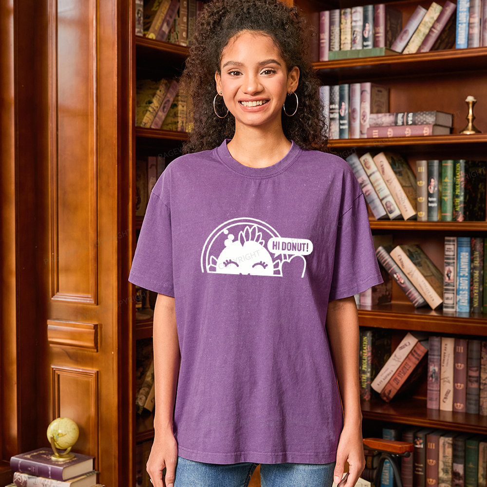 Pagewings Sci-Fi Book Lover Unisex Washed T-shirt