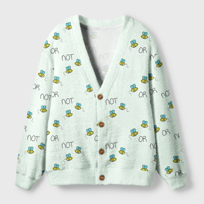 Pagewings Bookish Vibe Light Knit Unisex Cardigan Sweaters