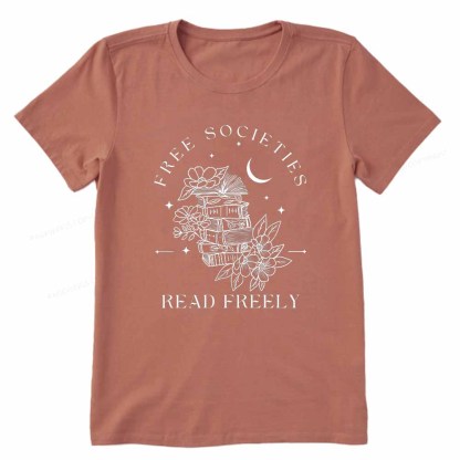 Pagewings Free Societies Read Freely Comfort Colors Shirt Unisex Classic T-shirt
