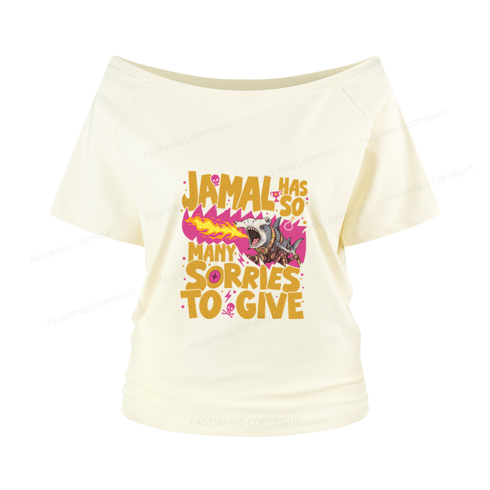 Pagewings Sci Fi Novel Lover Women Off Shoulder T-shirts