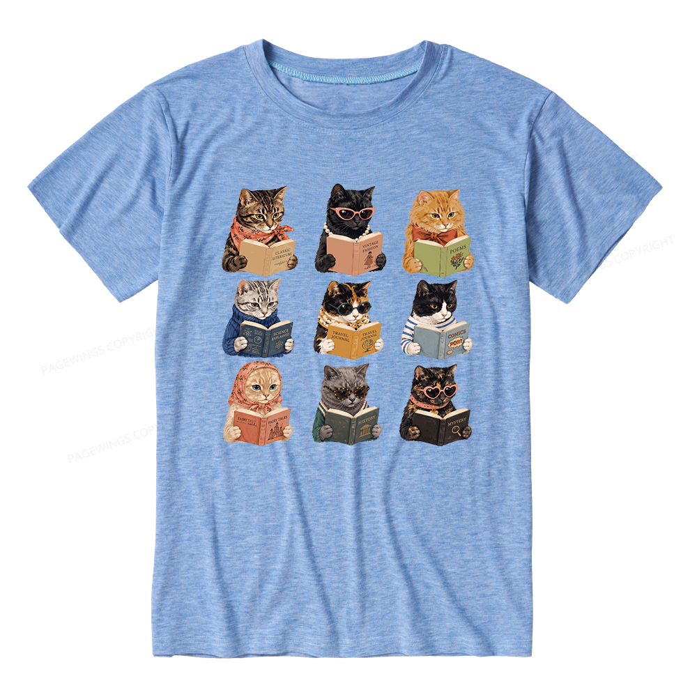 Pagewings Fashion Book Lover Unisex Heather T-Shirt
