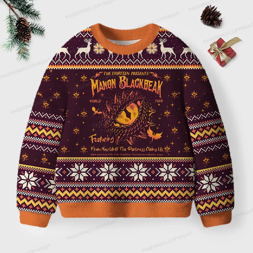 Pagewings The Thirteen Unisex Ugly Knit Sweatshirt