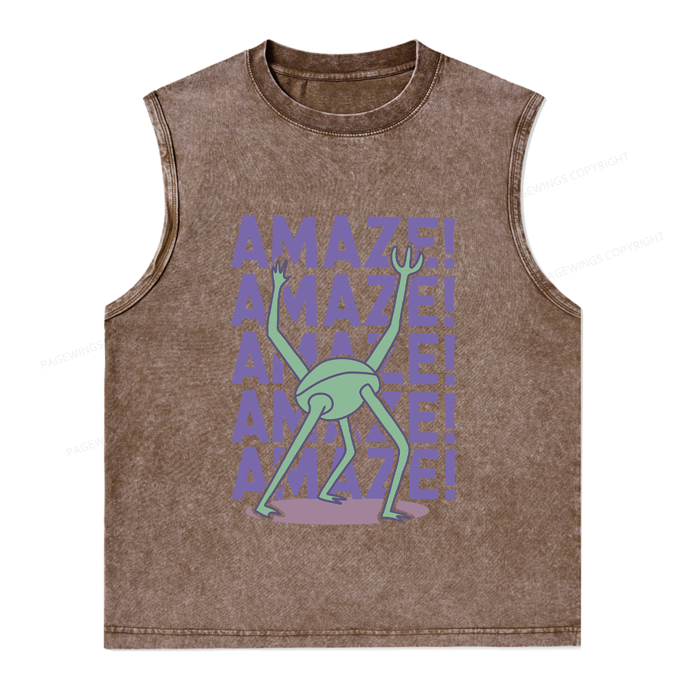 Pagewings Rocky Amaze Unisex Washed Tank Top