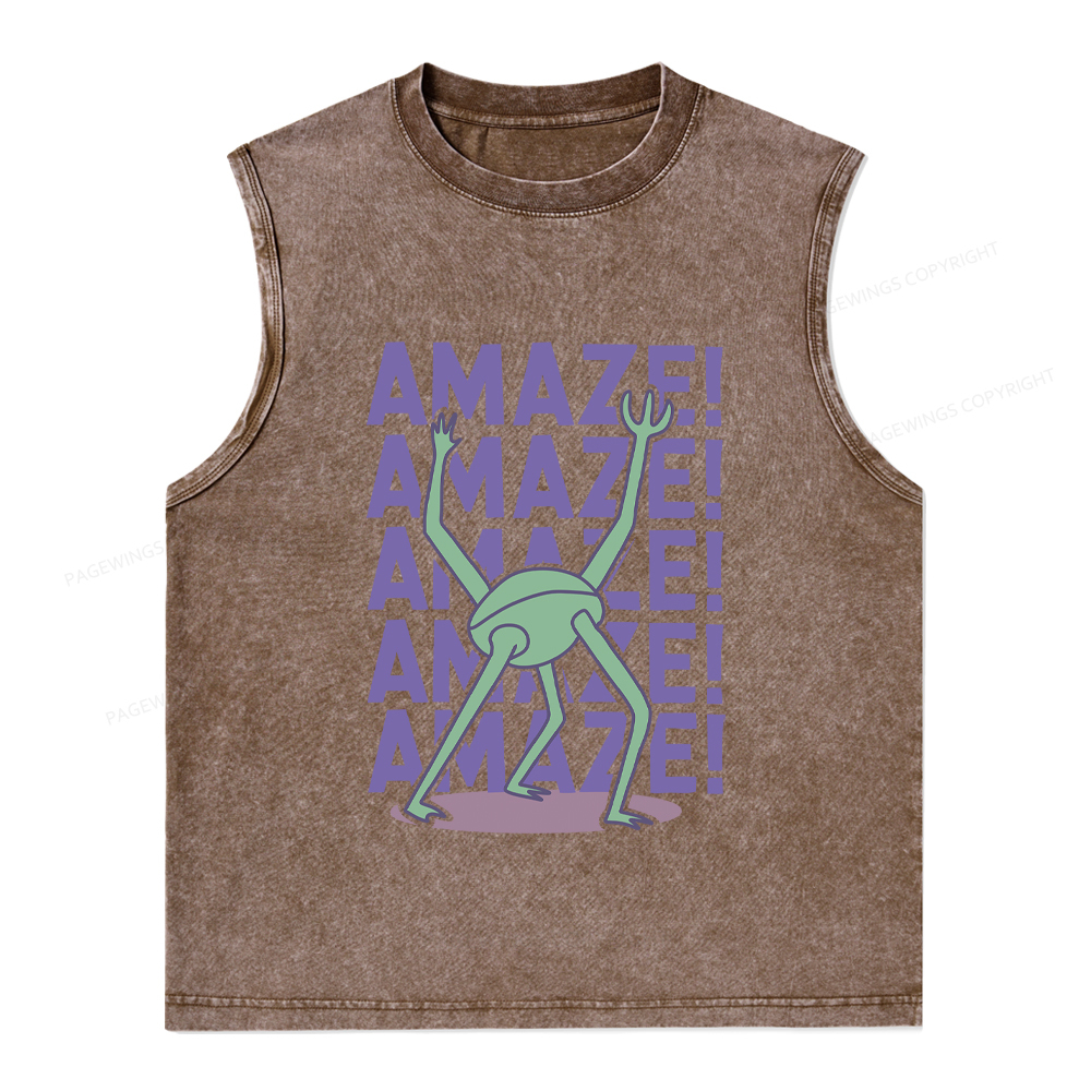Pagewings Rocky Amaze Unisex Washed Tank Top