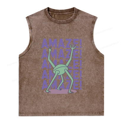 Pagewings Rocky Amaze Unisex Washed Tank Top