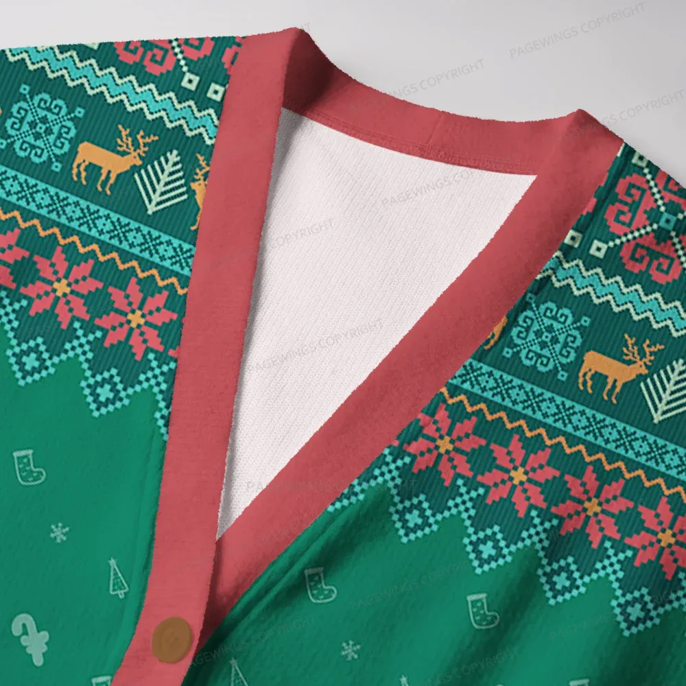 Pagewings Frankenstein Unisex Ugly Cardigan Sweaters