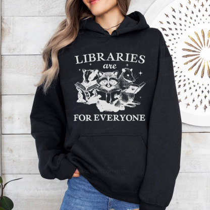 Pagewings Libraries Are For Everyone Unisex Classic Hoodie