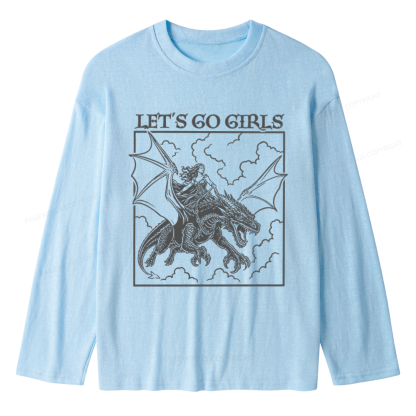 Pagewing Let's Go Girls Unisex Lightweight Long Sleeve T-Shirt