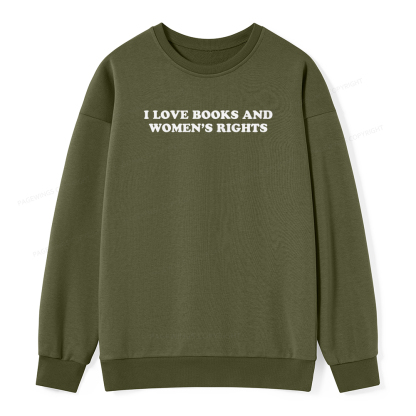 Pagewings I Love Books And Women's Rights Unisex Classic Sweatshirt
