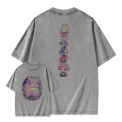 Pagewings I Find Your Lack Of Whimsy Unisex Washed T-shirt