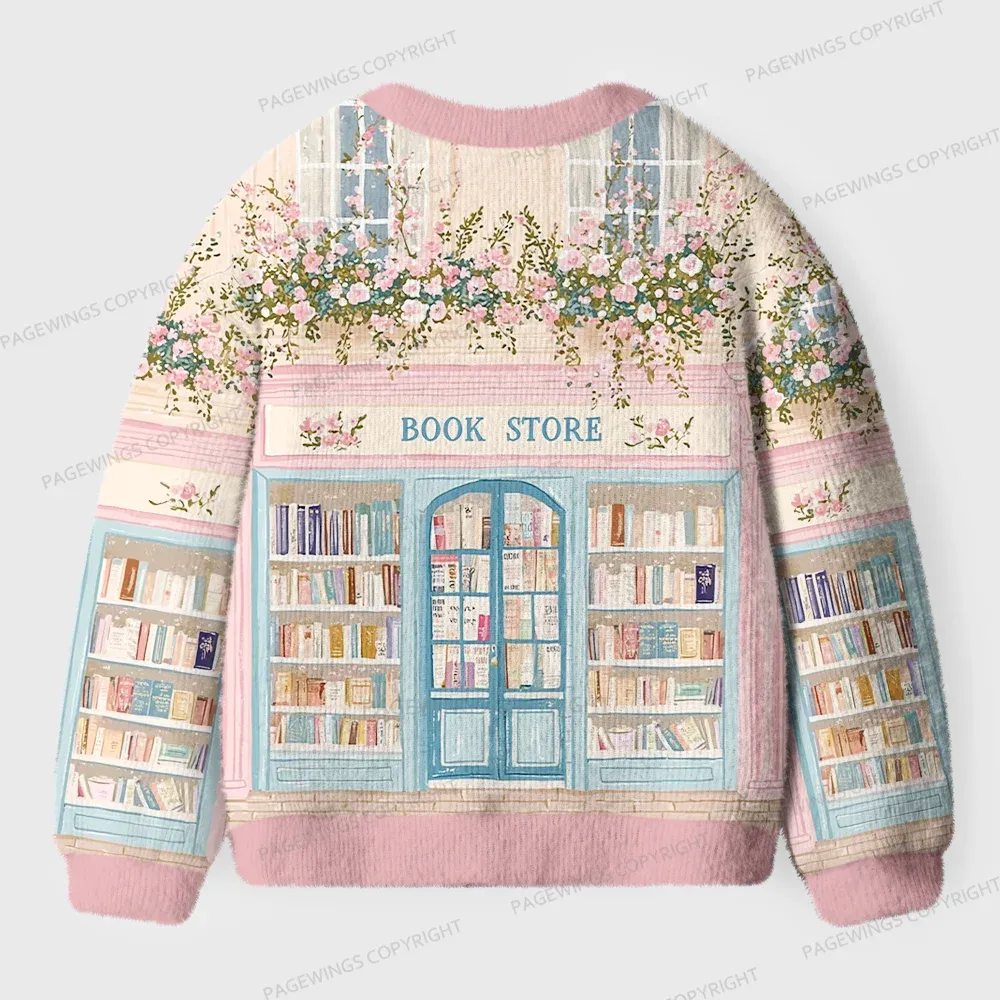 Pagewings Bookstore Unisex Ugly Cardigan Sweaters