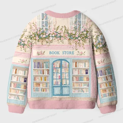 Pagewings Bookstore Unisex Ugly Cardigan Sweaters