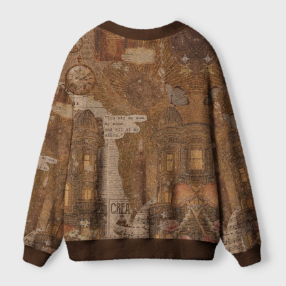 Pagewings House Complete Light Knit Unisex Cardigan Sweaters
