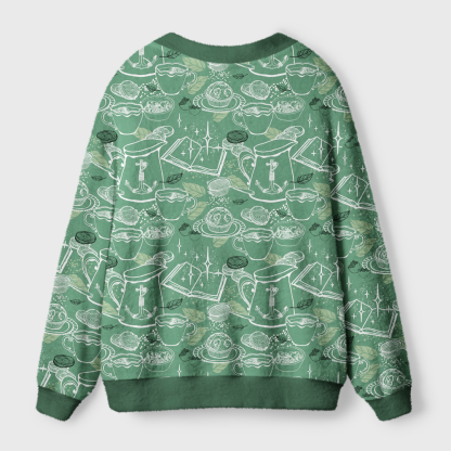 Pagewings Book Lover Light Knit Unisex Cardigan Sweaters