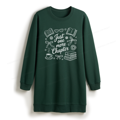 Pagewings Just One More Chapter Sweatshirt Dress