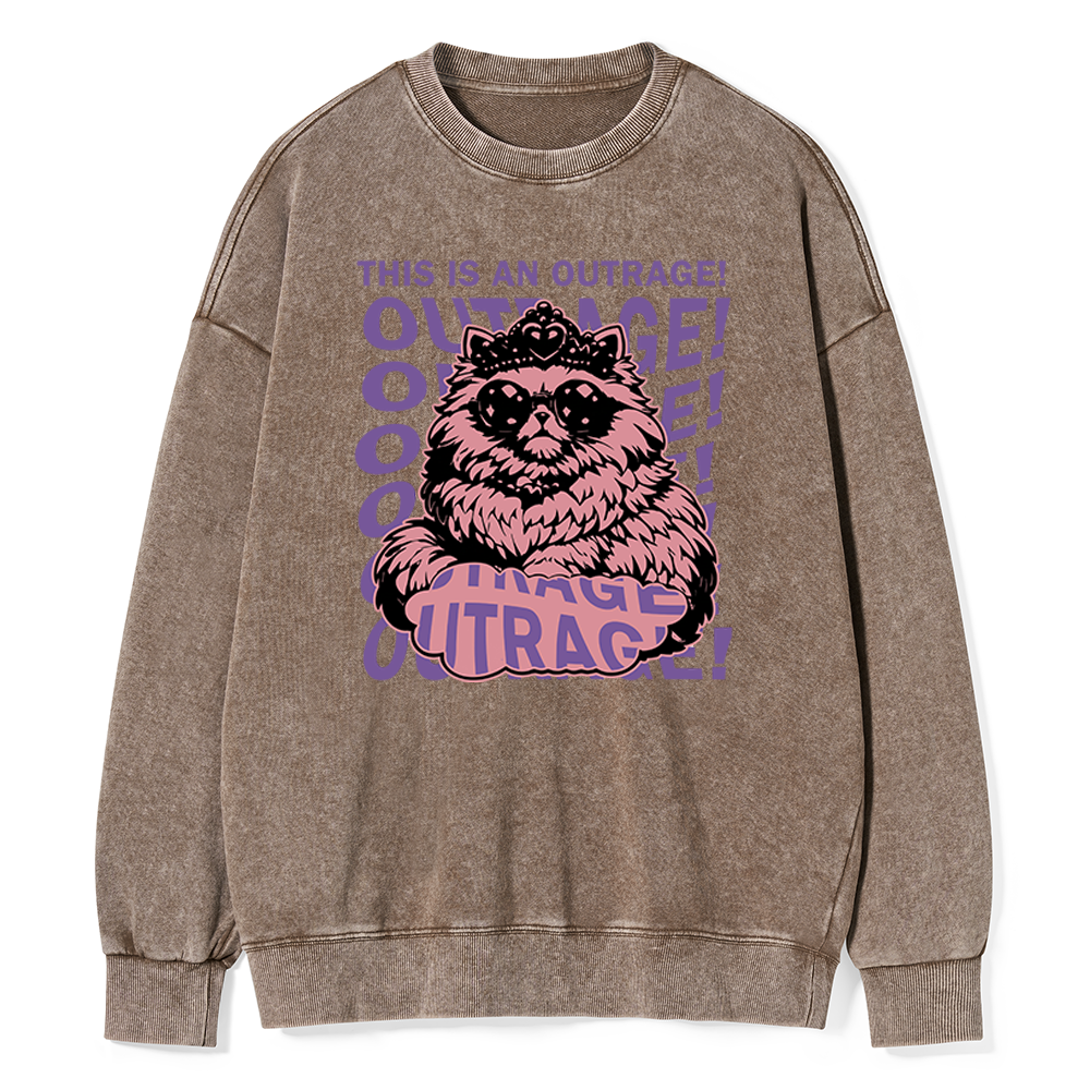 Pagewings Sci-Fi Novel Lover Unisex Washed Sweatshirt