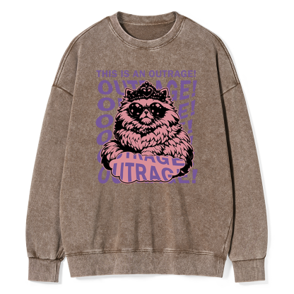 Pagewings Sci-Fi Novel Lover Unisex Washed Sweatshirt