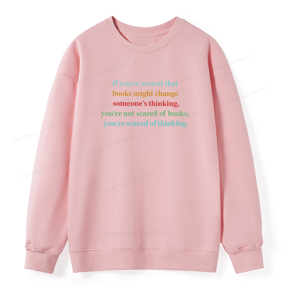 Pagewings Censorship Social Justice Shirt Booktrovert Unisex Classic Sweatshirt