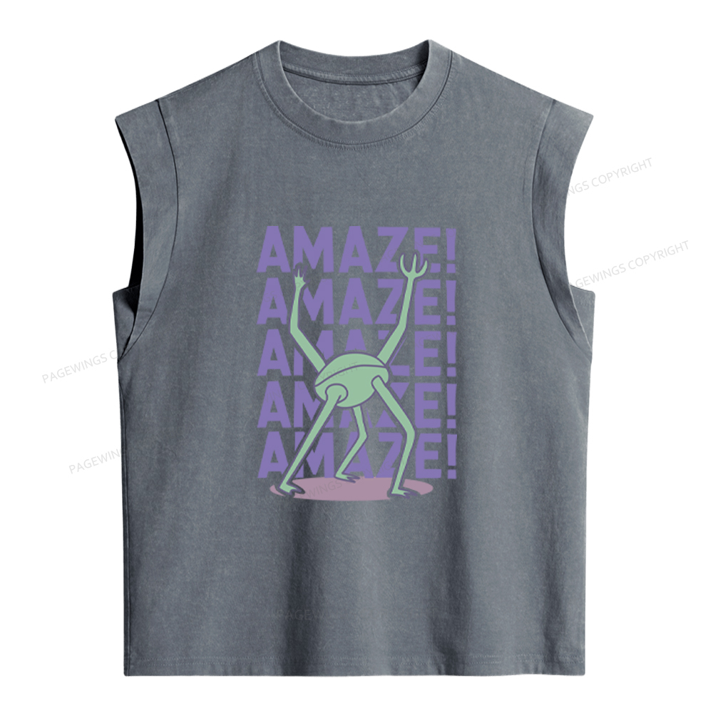 Pagewings Rocky Amaze Women's Washed Tank Top