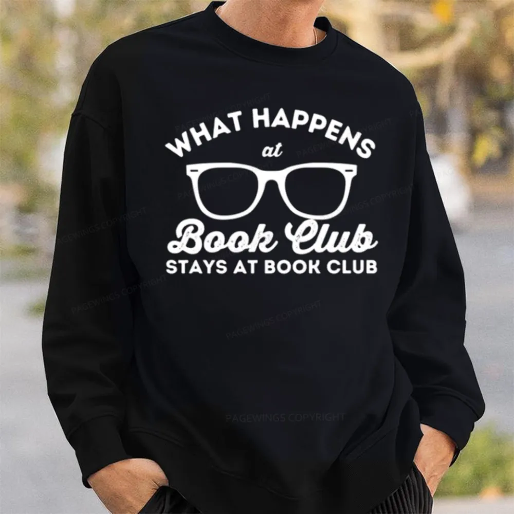 Pagewings What Happens At Book Club Unisex Classic Sweatshirt