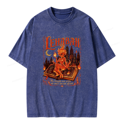 Pagewings Light It Up Unisex Washed T-shirt