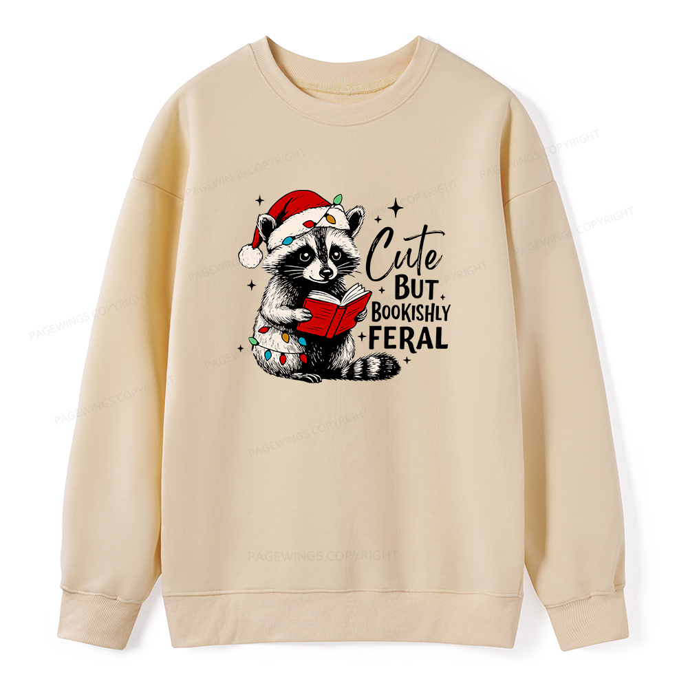 Pagewings Cute But Feral Unisex Classic Sweatshirt