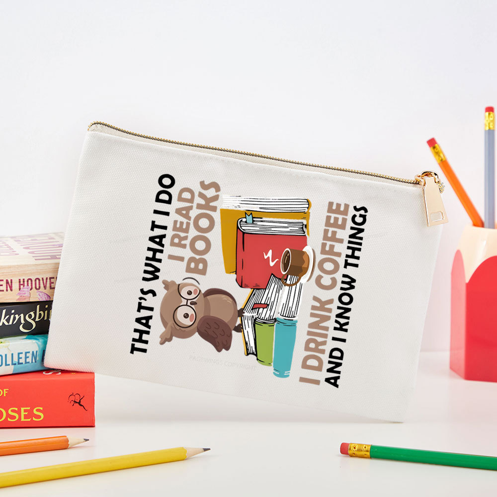 Pagewings That's What I Do I Read Books Pouch
