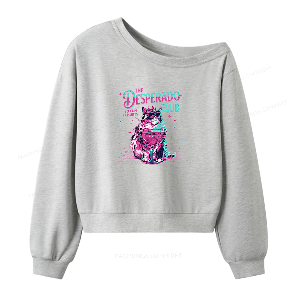 Pagewings Sci Fi Fan Women Off Shoulder Sweatshirt