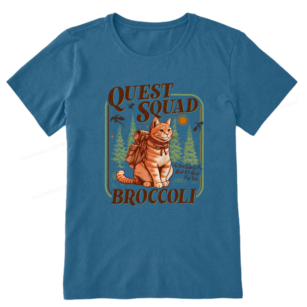 Pagewings Quest Squad Broccoli Unisex Classic T-shirt