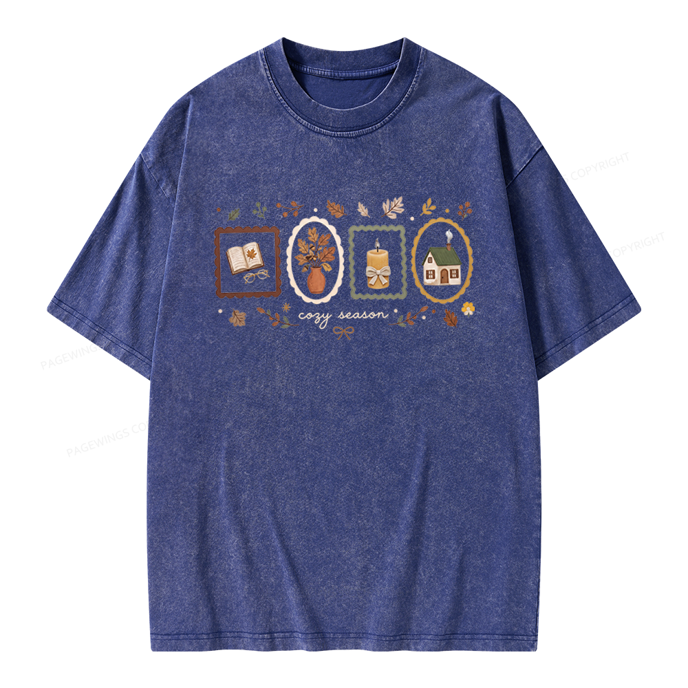 Pagewings Well Read Woman Unisex Washed T-shirt