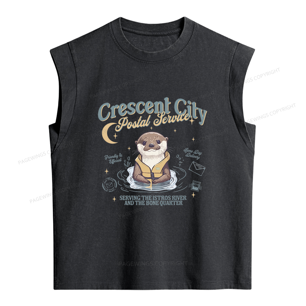 Pagewings Fantasy Bookish Women's Washed Tank Top