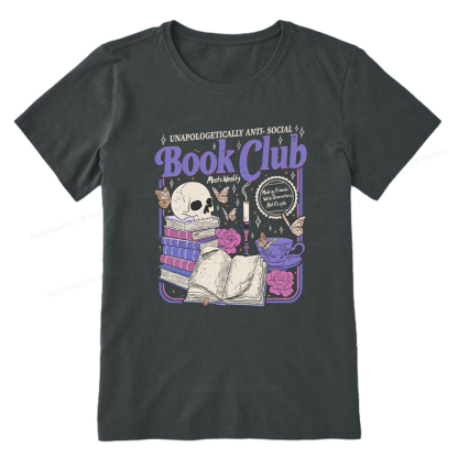 Pagewings Anti Social Book Club Unisex Classic T-shirt