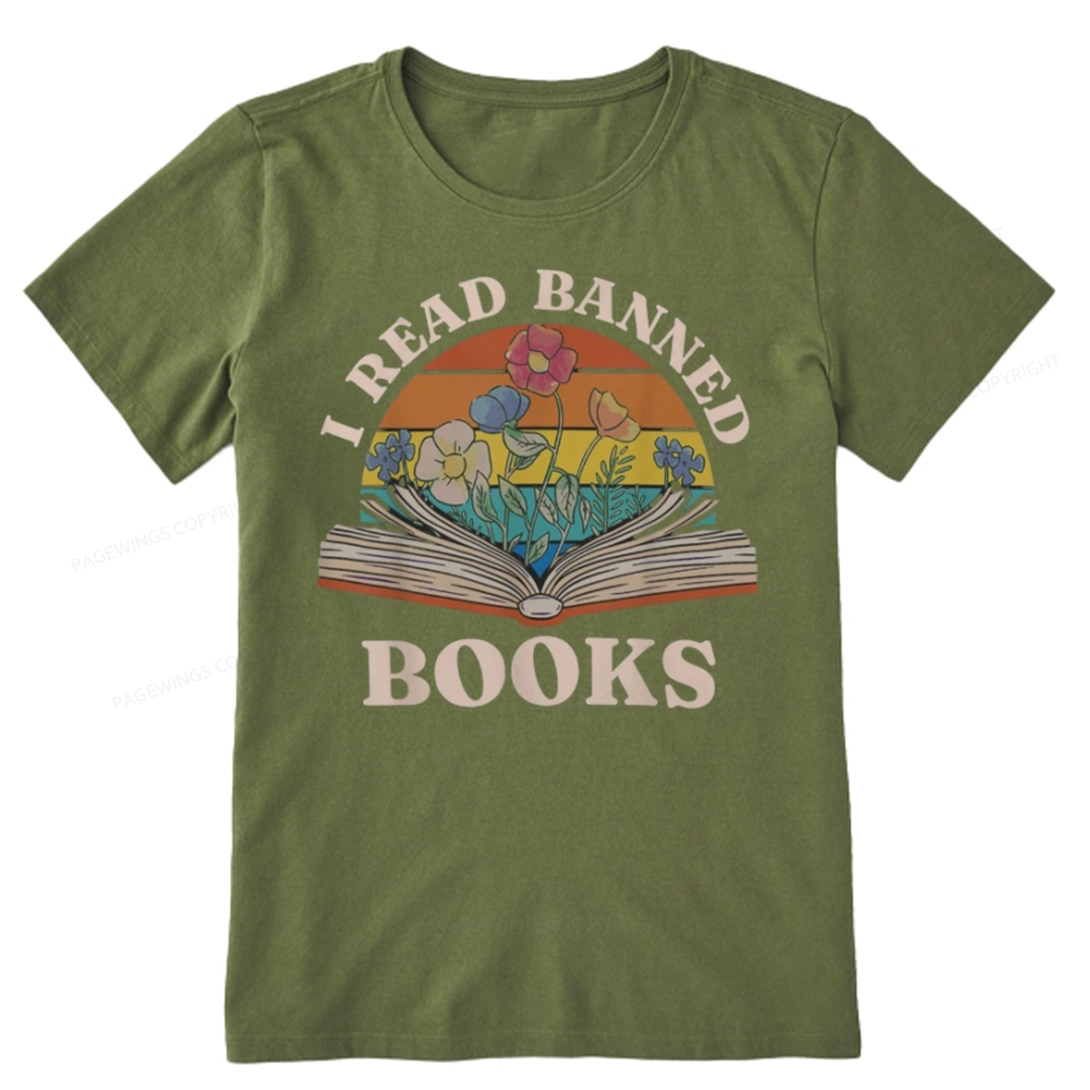 Pagewings I Read Banned Books Unisex Classic T-shirt