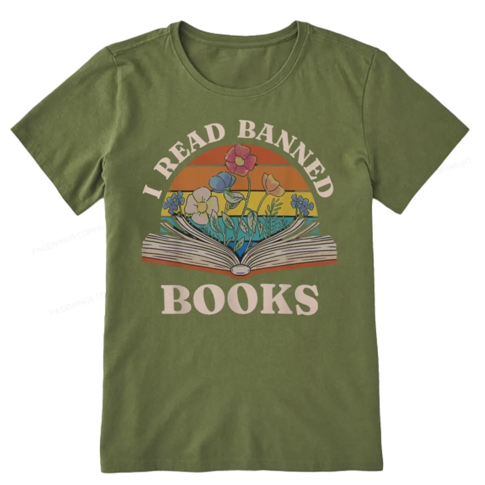 Pagewings I Read Banned Books Unisex Classic T-shirt