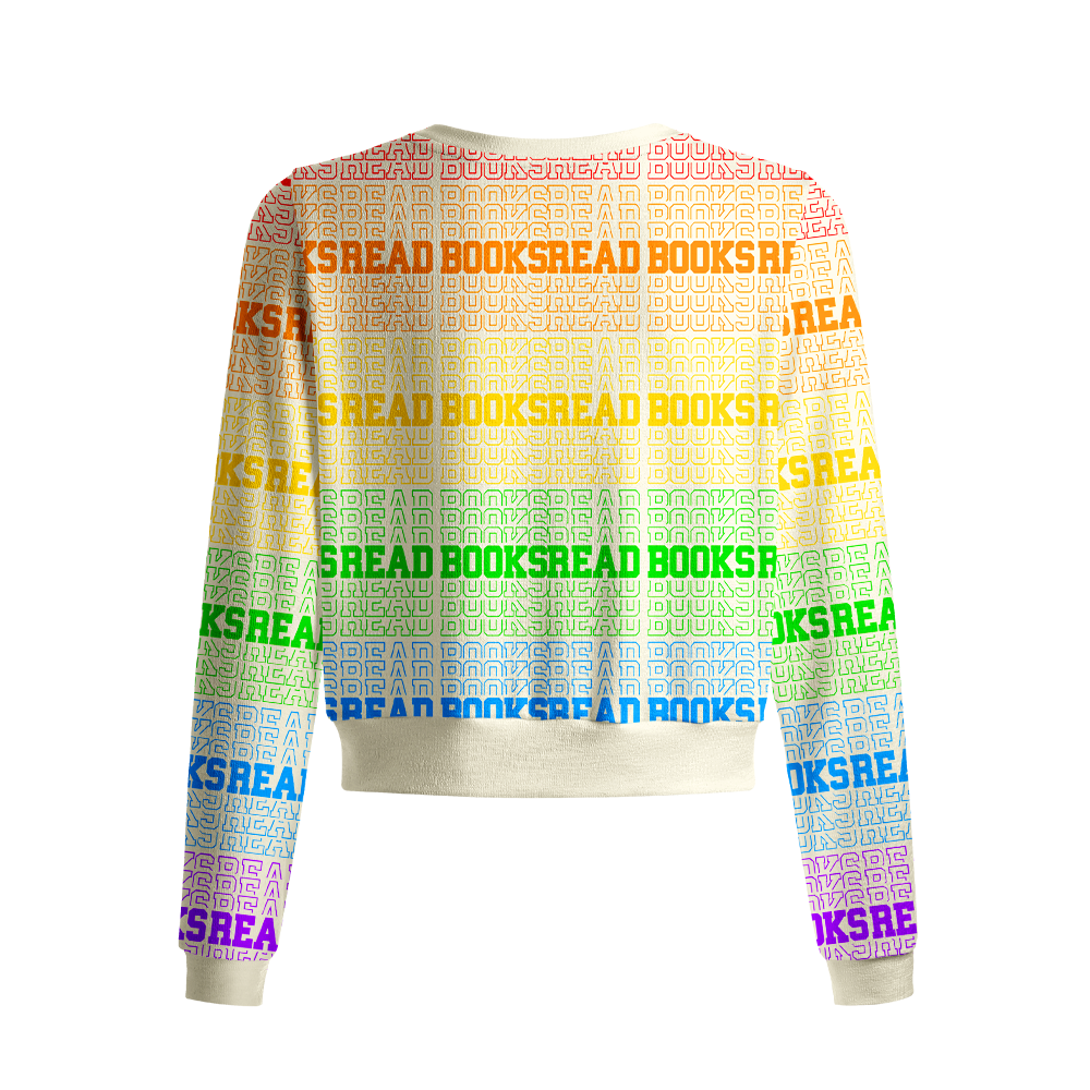Pagewings Read Books Crew Neck Cardigan Sweaters