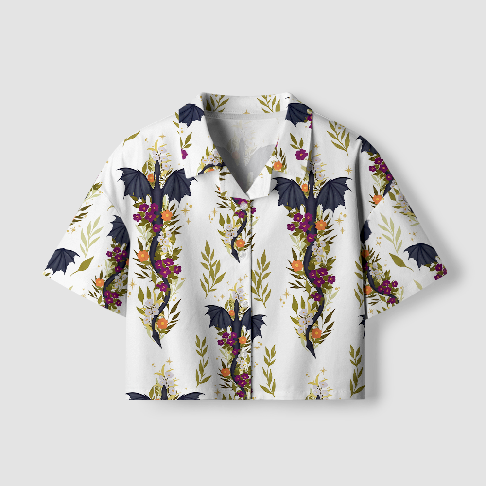 Pagewings Fantasy Lover Camp Collar Women's Camp Shirt