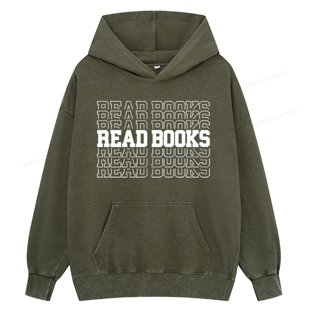 Pagewings Week and Library Unisex Washed Hoodie