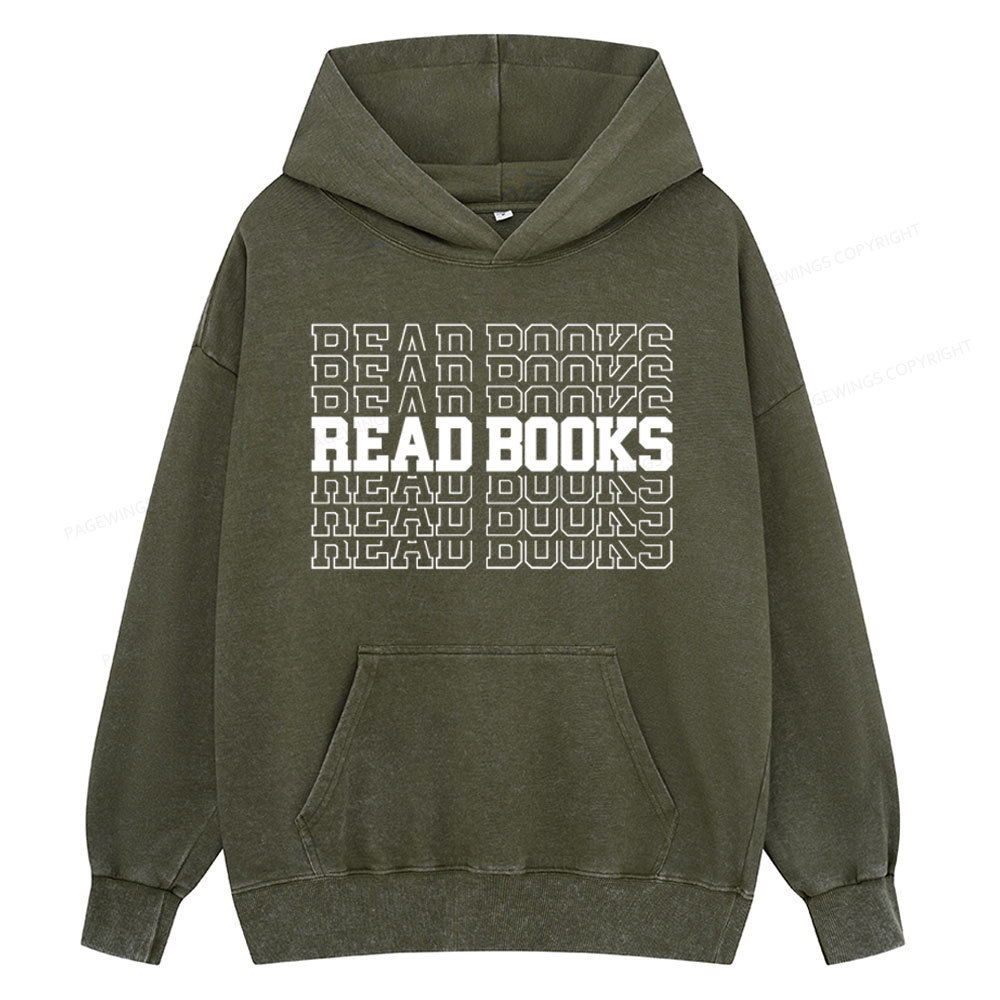 Pagewings Week and Library Unisex Washed Hoodie
