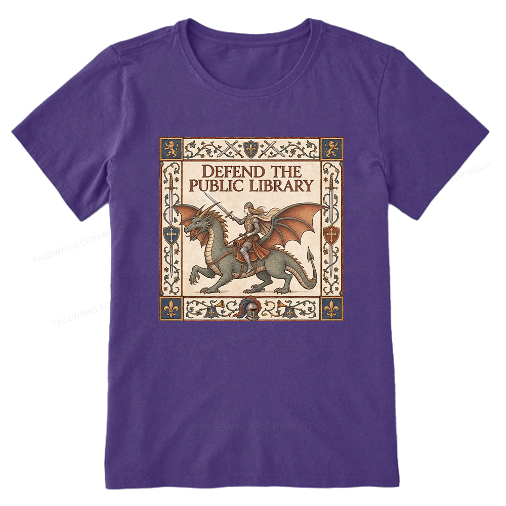 Pagewings Defend the Public Library Unisex Classic T-shirt