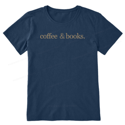 Pagewings Coffee & Books Are All my favorites Unisex Classic T-shirt