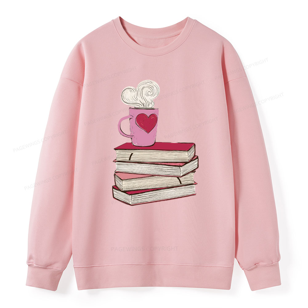 Pagewing Valentine's Day Gift for the Book Lover Unisex Classic Sweatshirt