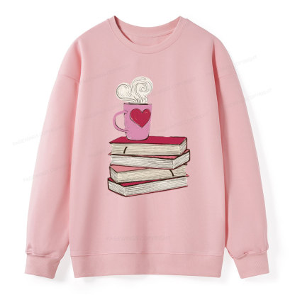Pagewing Valentine's Day Gift for the Book Lover Unisex Classic Sweatshirt