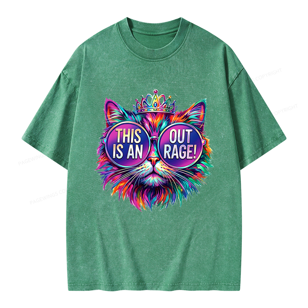 Pagewings Sci-Fi Book Lover Unisex Washed T-shirt